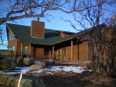 Heritage Homes log sided modular